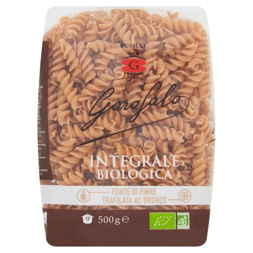 Garofalo Organic Whole Wheat Fusilli Dry Pasta 500g Botiga