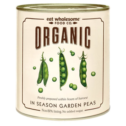 Eat Wholesome Organic In Season Garden Peas 340g Botiga