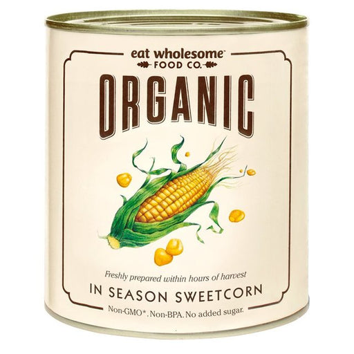 Eat Wholesome Organic In Season Sweetcorn 340g Botiga