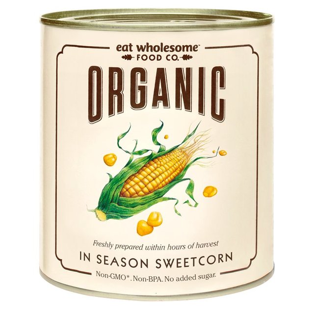 Eat Wholesome Organic In Season Sweetcorn 340g Botiga