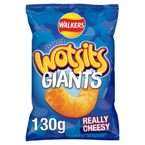 Walkers Wotsits Giants Cheese Sharing Bag Crisps 130g Botiga