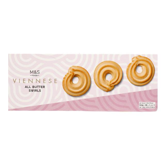 M&S All Butter Viennese Swirls 130g Botiga