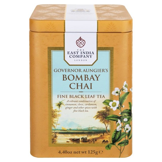 The East India Company Governor Aungier's Bombay Chai Black Loose Tea Caddy 125g Botiga