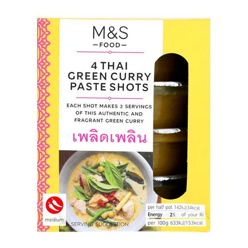 M&S Thai Green Curry Paste Pots 4 x 45g Botiga