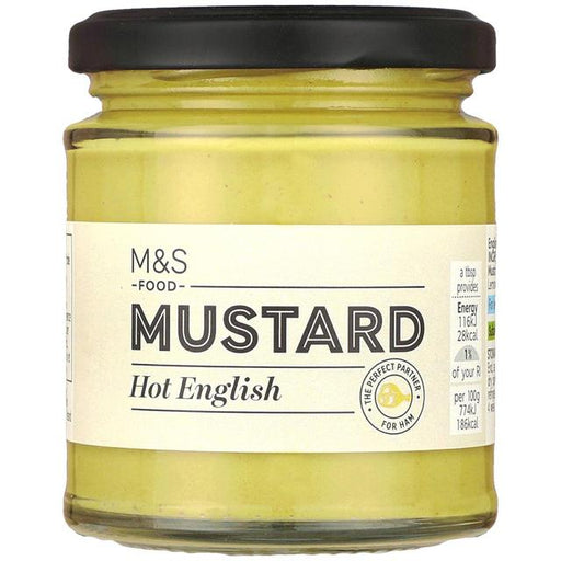 M&S Hot English Mustard 180g Botiga