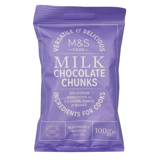 M&S Milk Chocolate Chunks 100g Botiga