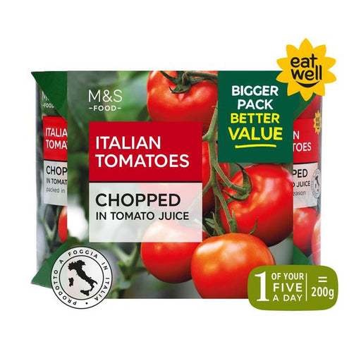 M&S Chopped Italian Tomatoes 4 x 400g Botiga