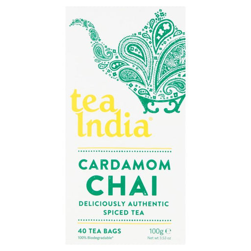 Tea India Cardamom Chai 40 per pack Botiga