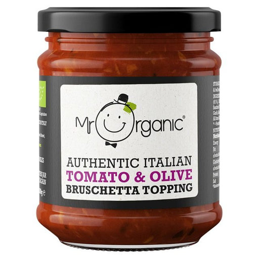 Mr Organic Tomato & Olive Bruschetta Topping 200g Botiga