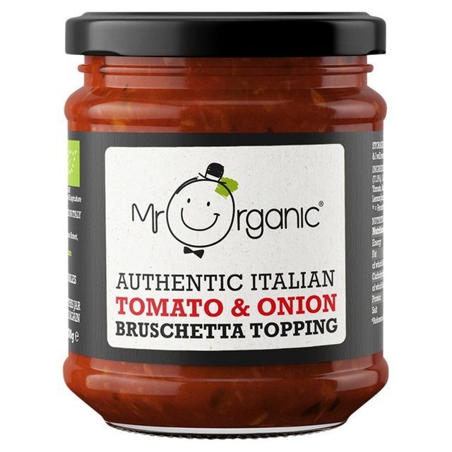 Mr Organic Tomato & Red Onion Bruschetta Topping 200g Botiga