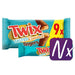 Twix Salted Caramel & Milk Chocolate Fingers Biscuit Snack Bars Multipack 9 x 20g Botiga