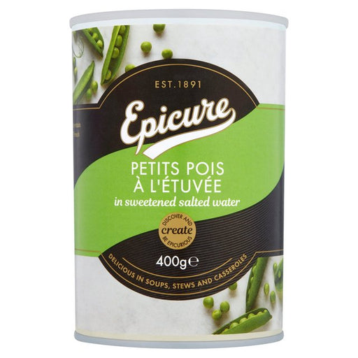 Epicure Petit Pois a L'etuves 400g Botiga