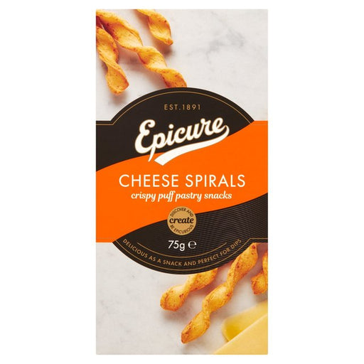 Epicure Cheese Spirals 75g Botiga