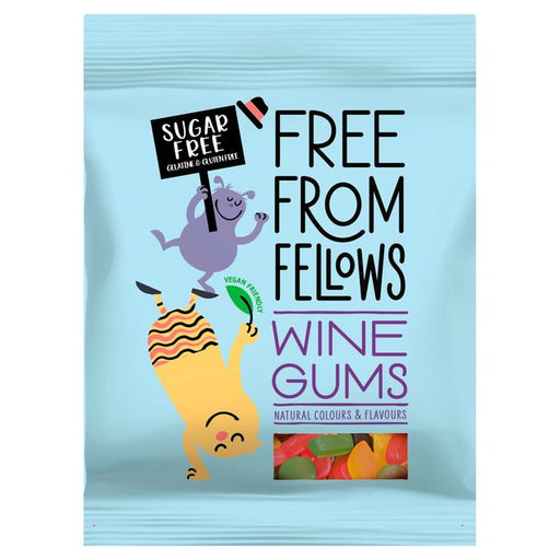 Free From Fellows Vegan Sugar Free Wine Gums 70g Botiga