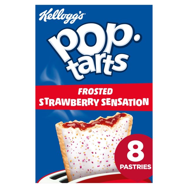 Kellogg's Pop Tarts Frosted Strawberry Sensation 8 x 48g Botiga