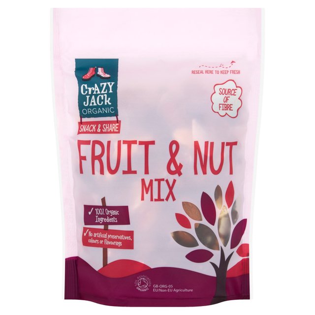 Crazy Jack Organic Fruit & Nut Mix 200g Botiga