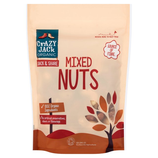 Crazy Jack Organic Mixed Nuts 175g Botiga