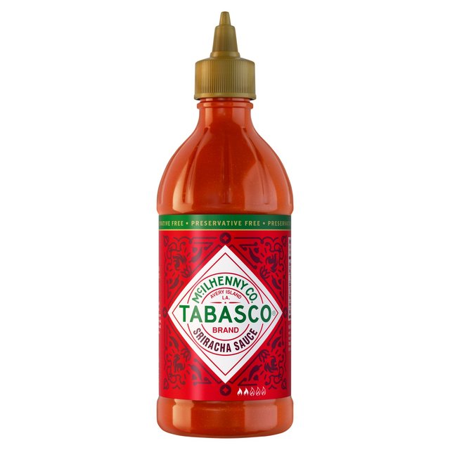 Tabasco Sriracha Hot Chilli Sauce 256ml Botiga