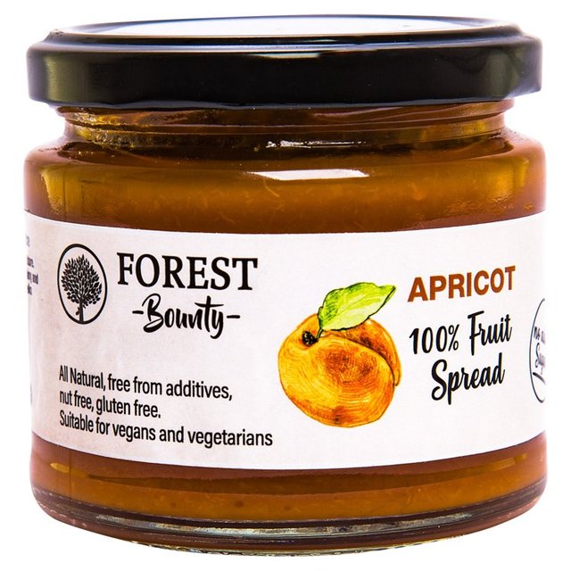 Forest Bounty 100% Apricot Fruit Spread 250g Botiga
