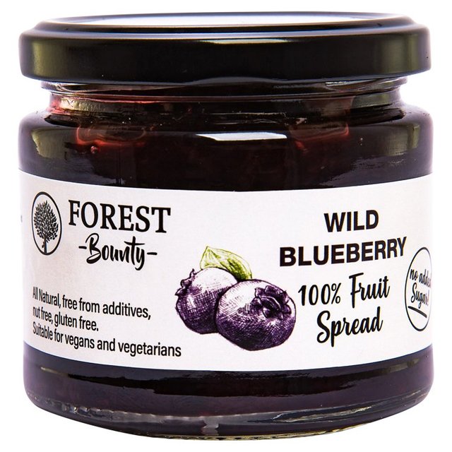 Forest Bounty 100% Blueberry Fruit Spread 250g Botiga