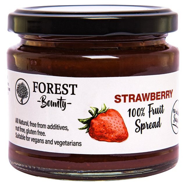 Forest Bounty 100% Strawberry Fruit Spread 250g Botiga
