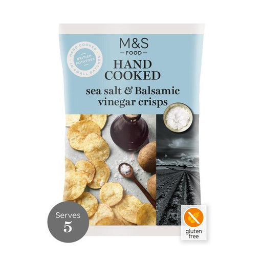 M&S Sea Salt & Balsamic Vinegar Crisps 150g Botiga