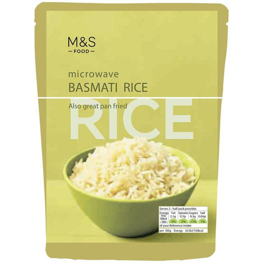 M&S Microwave Basmati Rice 250g Botiga