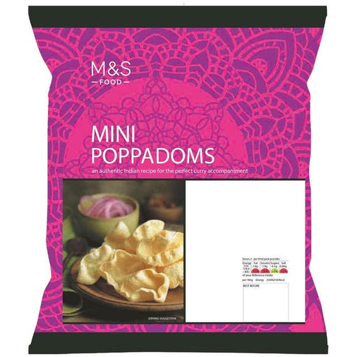 M&S Mini Poppadoms 65g Botiga