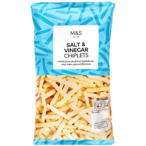 M&S Salt & Vinegar Chiplets 100g Botiga