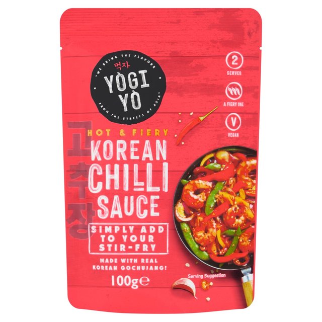 Yogiyo Hot Korean Chilli Stir-Fry Sauce 100g Botiga