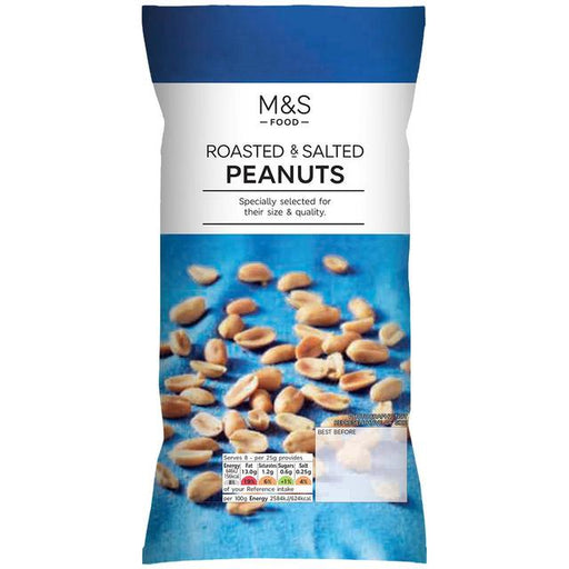 M&S Roasted & Salted Peanuts 200g Botiga