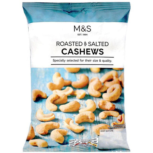 M&S Roasted & Salted Cashews 250g Botiga