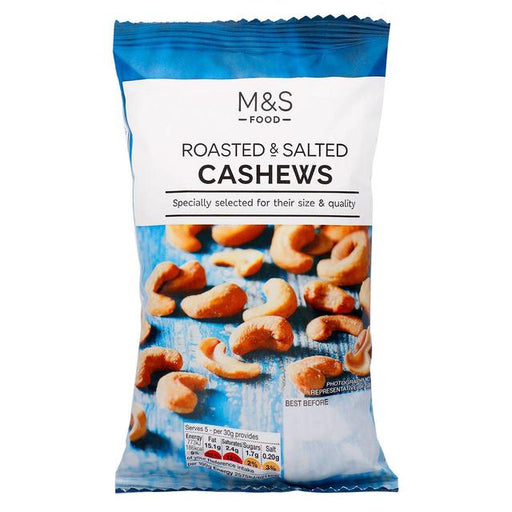 M&S Roasted & Salted Cashews 150g Botiga