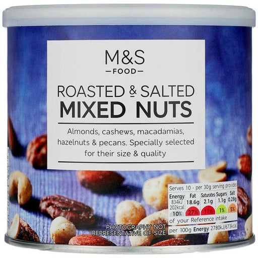 M&S Roasted & Salted Mixed Nuts 300g Botiga