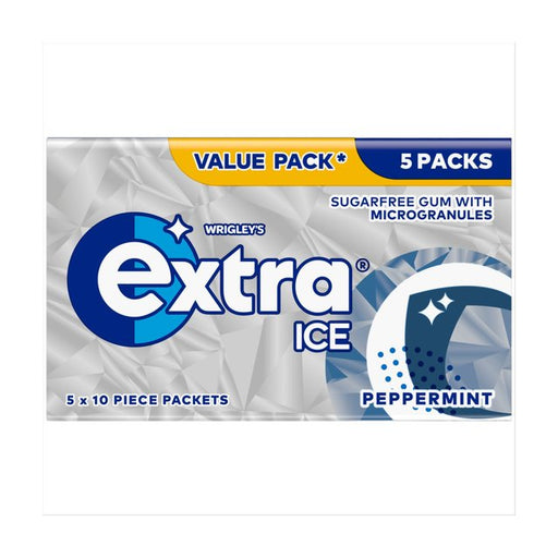 Extra Ice Peppermint Sugarfree Chewing Gum Multipack 70g Botiga