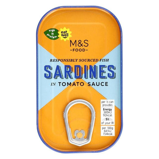 M&S Sardines in Tomato Sauce 120g Botiga