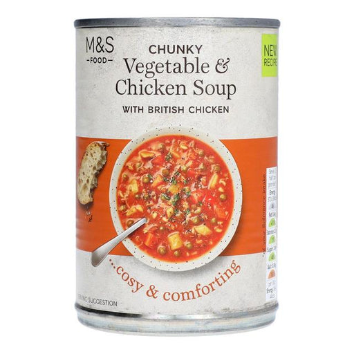 M&S Chunky Vegetable & Chicken Soup 400g Botiga