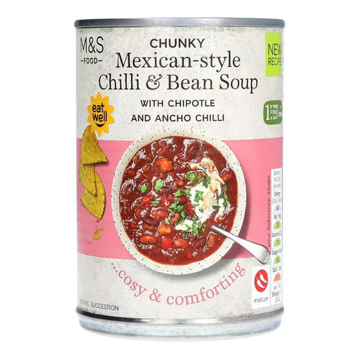 M&S Chunky Vegetable & 3 Bean Soup 400g Botiga