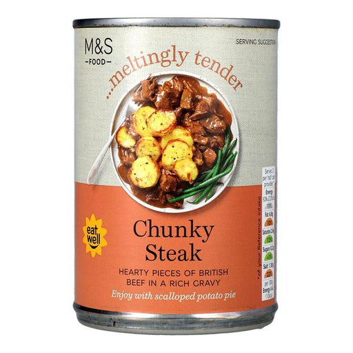 M&S Chunky Steak Pieces in Gravy 400g Botiga