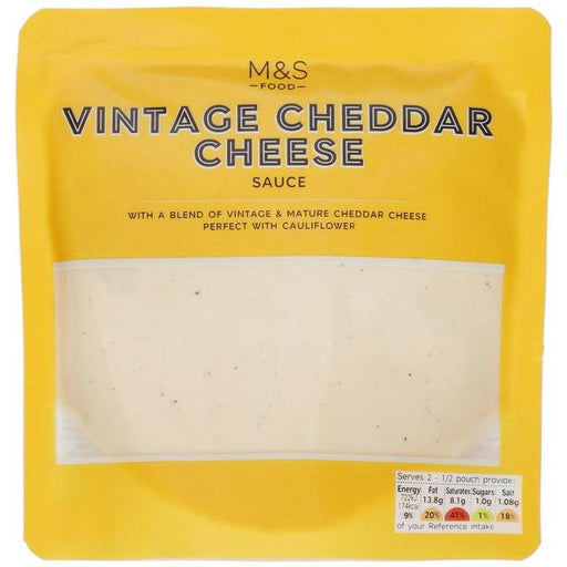 M&S Vintage Cheddar Cheese Sauce 200g Botiga