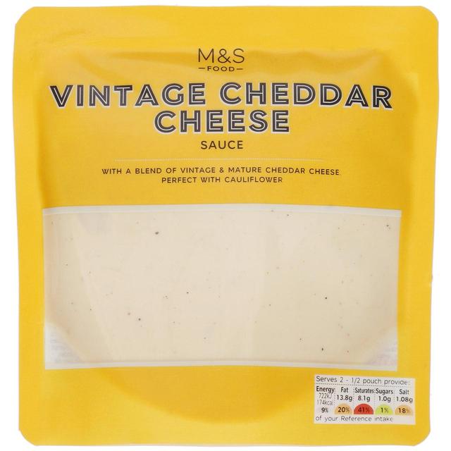 M&S Vintage Cheddar Cheese Sauce 200g Botiga