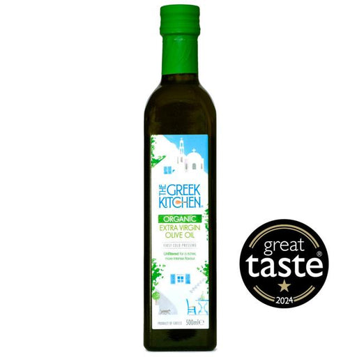 The Greek Kitchen Organic Unfiltered Extra Virgin Olive Oil 500ml Botiga