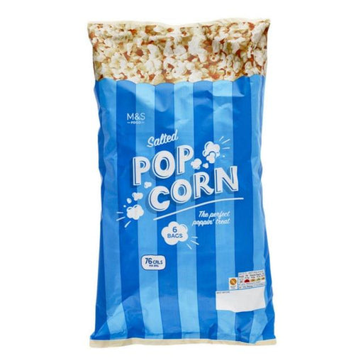 M&S Salted Popcorn Multipack 6 per pack Botiga