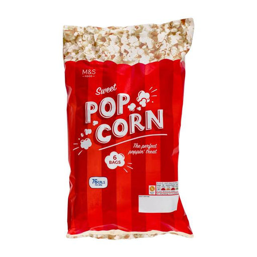 M&S Sweet Popcorn Multipack 6 per pack Botiga