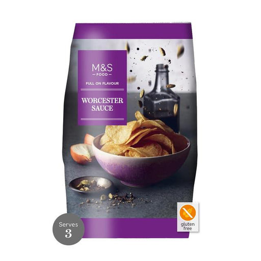 M&S Worcester Sauce Crisps 150g Botiga