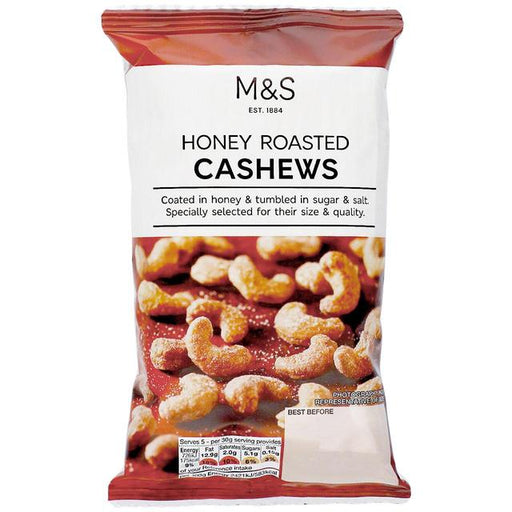 M&S Honey Roasted Cashews 150g Botiga