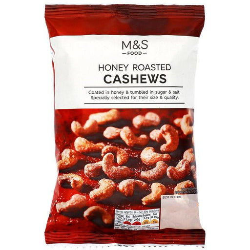 M&S Honey Roasted Cashews 250g Botiga