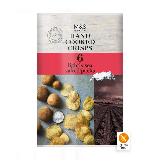 M&S Lightly Salted Crisps 30g x 6 per pack Botiga