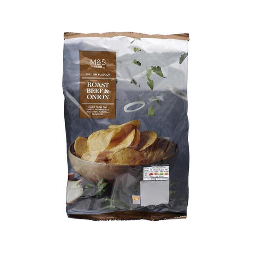 M&S Roast Beef & Onion Crisps 150g Botiga