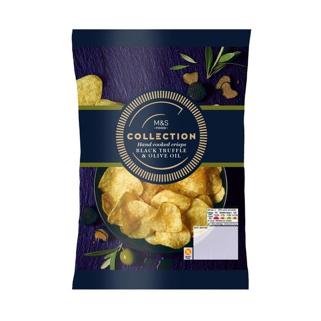 M&S Collection Truffle & Olive Oil Crisps 150g Botiga